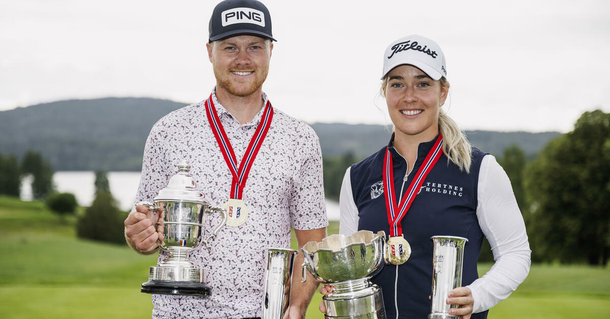 Golf Kongepokaler til Grimstad og Antonsen Golfforbund