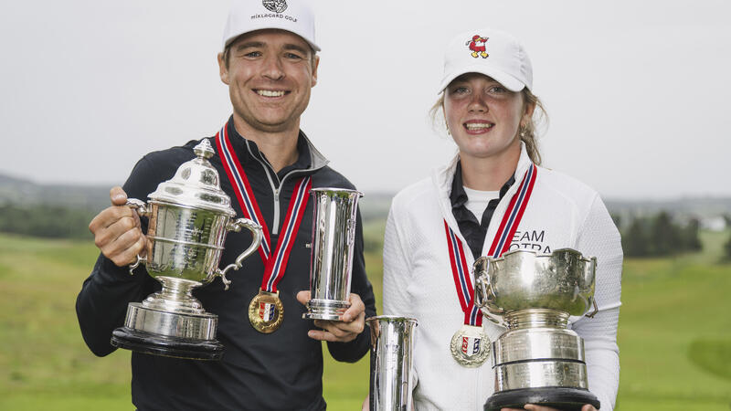Golf: Kongepokaler til Bertheussen og Kleppe